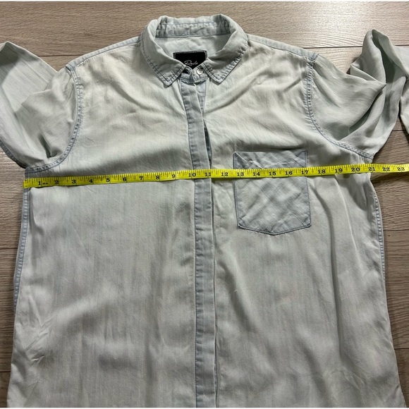 Rails Chambray Longline Tunic Shirt Dress - Picture 11 of 13